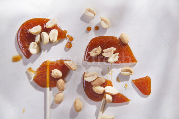 Crispy sugar and dried fruit  Stock photo © Fotografiche