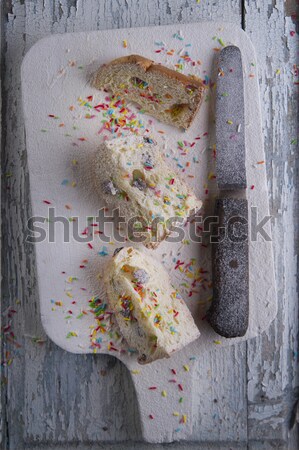 Stock photo: Panettone Christmas