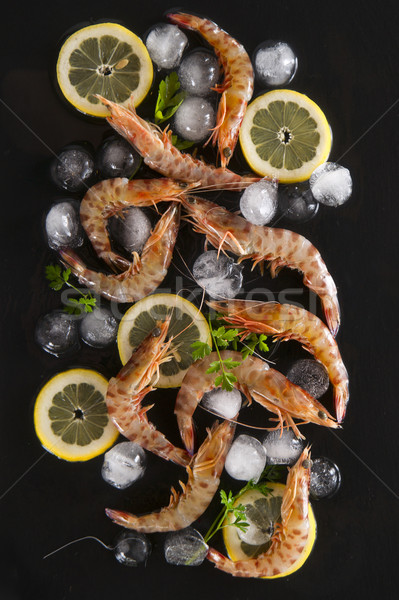 Crustaceans and Lemon Stock photo © Fotografiche