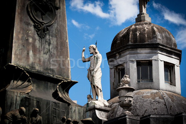 Cmentarz Buenos Aires historyczny krzyż miejskich turystycznych Zdjęcia stock © fotoquique