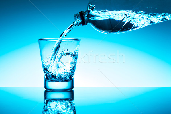 água doce garrafa água vidro líquido fresco Foto stock © fotoquique