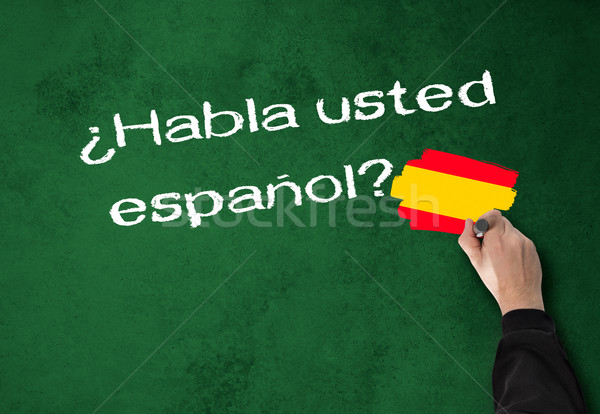 Do you speak Spanish Stock photo © fotoquique
