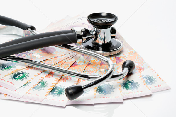 Dollar bills with stethoscope Stock photo © fotoquique