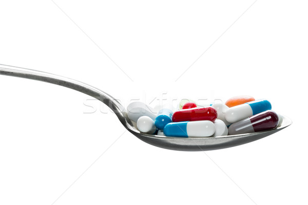 Pillole colorato grande ospedale scienza percorso Foto d'archivio © fotoquique
