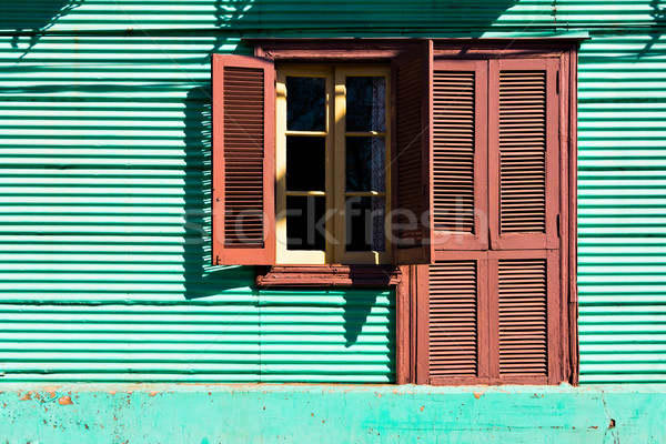 Буэнос-Айрес красочный дома текстуры Сток-фото © fotoquique
