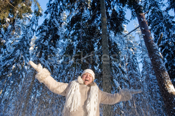 喜び 幸せ 女性 日 ストックフォト © fotorobs