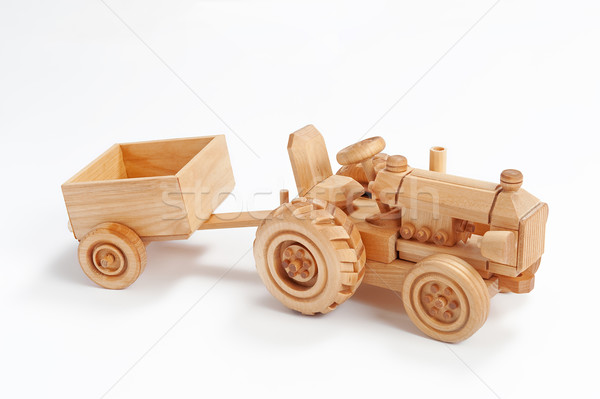 Wooden tractor Stock photo © fotorobs