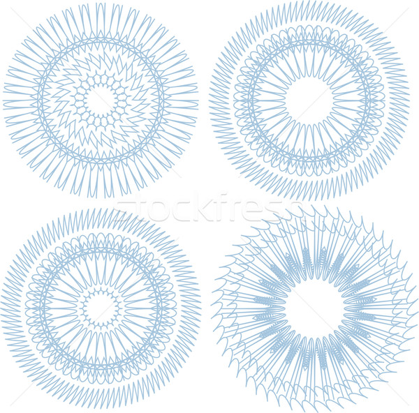 Vector guilloche pattern for currency, certificate or diplomas Stock photo © fotoscool
