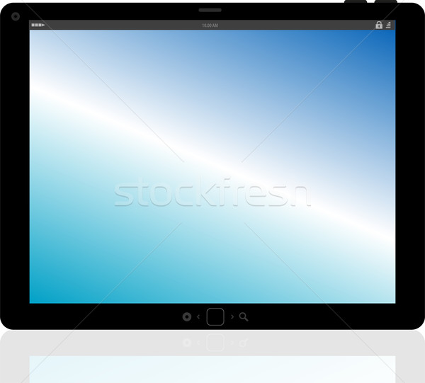 tablet pc computer whith abstract background Stock photo © fotoscool