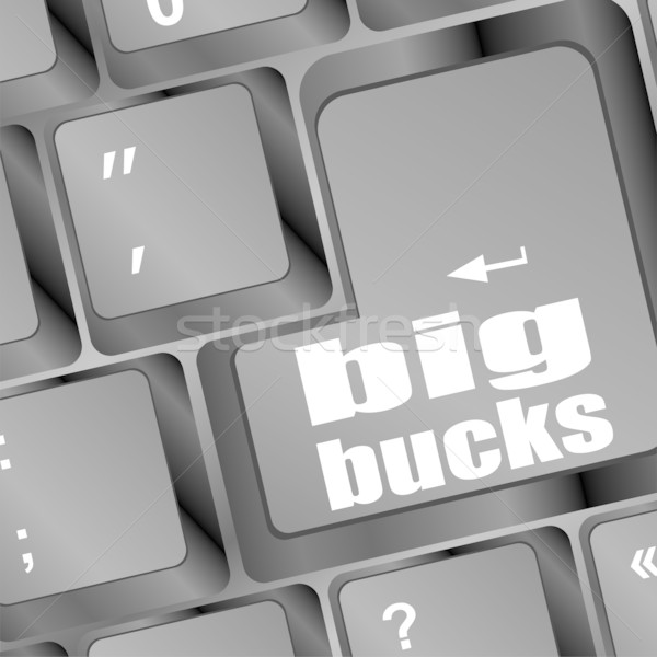 button keypad with big bucks word Stock photo © fotoscool