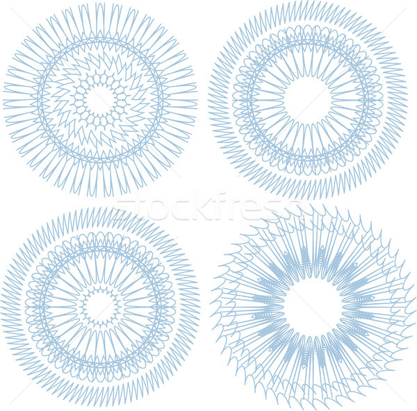 guilloche pattern for currency, certificate or diplomas Stock photo © fotoscool