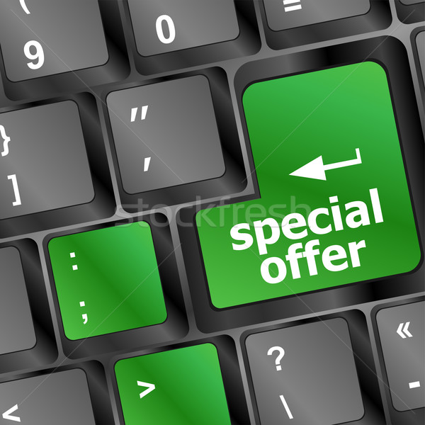 special offer button on computer keyboard Stock photo © fotoscool