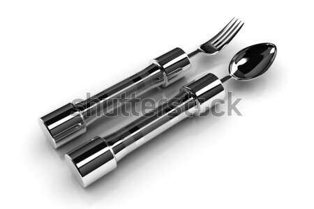 Fork and spoon Stock photo © FotoVika