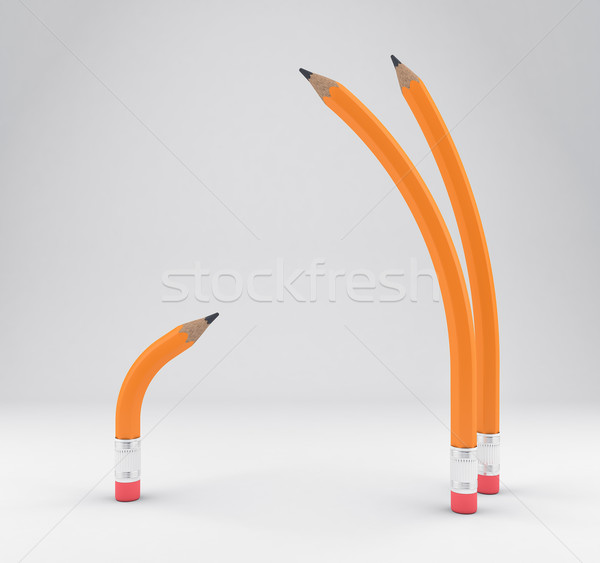 Simple pencils Stock photo © FotoVika