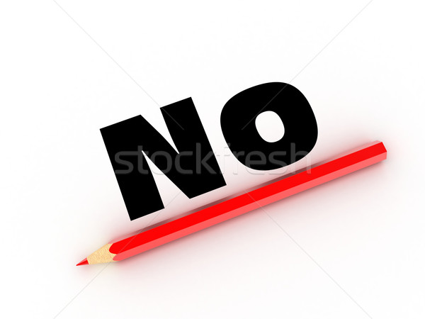 Pencil and word Stock photo © FotoVika