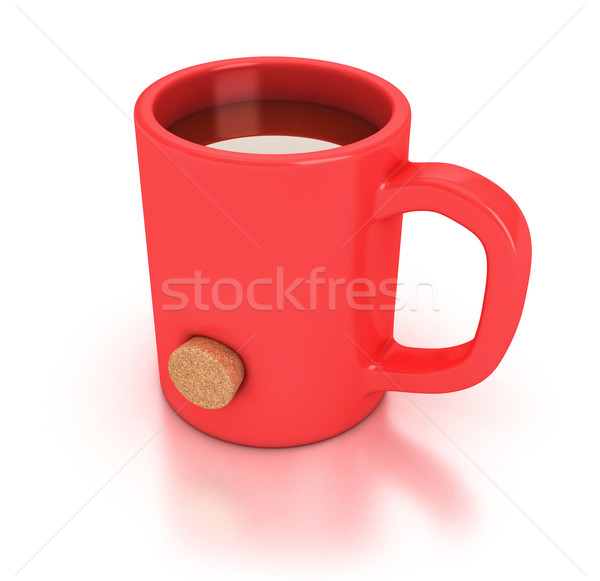 Red mug Stock photo © FotoVika