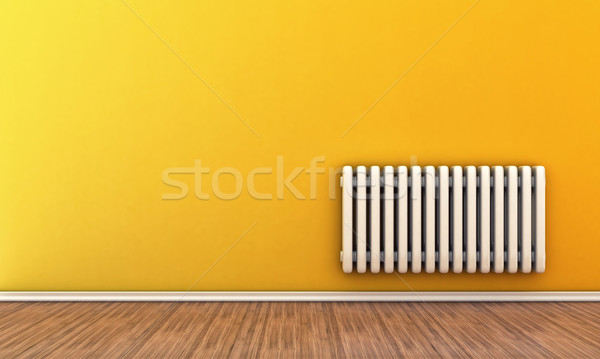 Radiator on a wall Stock photo © FotoVika