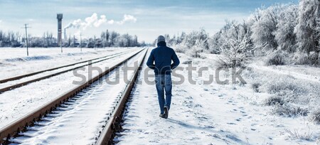 The railroad Stock photo © FotoVika