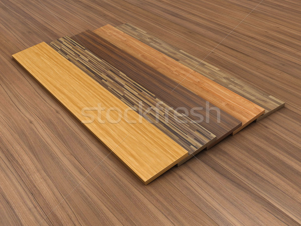 Madeira piso ilustração diferente cor madeira Foto stock © FotoVika