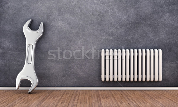 Repair of radiator Stock photo © FotoVika