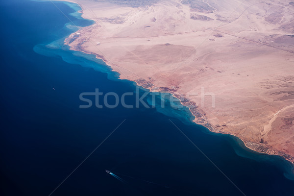 Desert with sea Stock photo © FotoVika