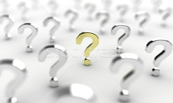 Question signe illustration beaucoup signes blanche [[stock_photo]] © FotoVika