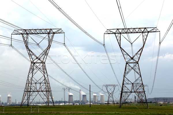 Power and Energy Pylons Stock photo © fouroaks