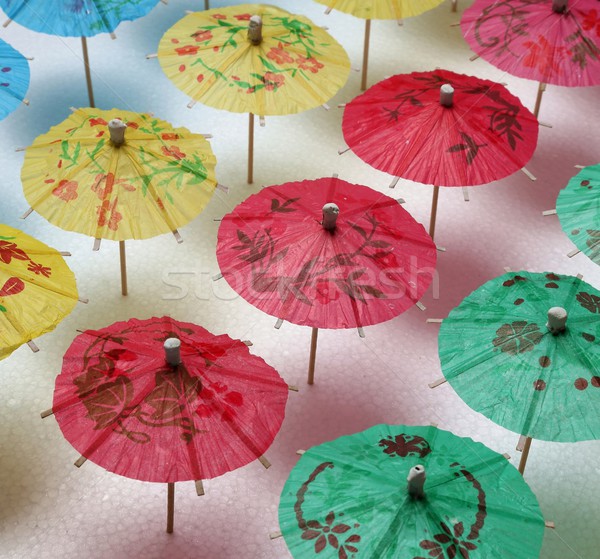 Cocktail Umbrella Pattern Stock photo © fouroaks