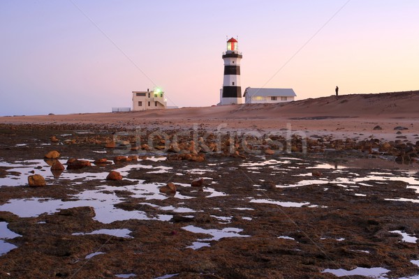 Lighthouse at Sunset Stock photo © fouroaks