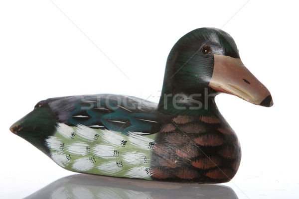 Wooden Decoy Duck Stock photo © fouroaks