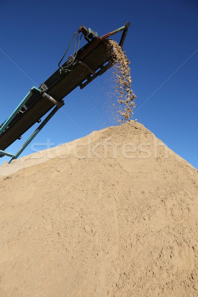 Sand Pile and Conveyor Stock photo © fouroaks