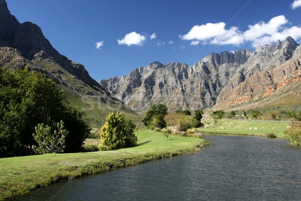 Rivier berg mooie bergen South Africa Stockfoto © fouroaks