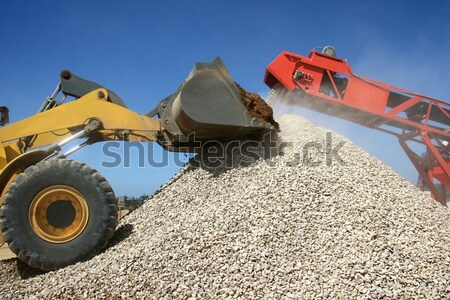 Building Stone and Conveyors on a Quarry Stock photo © fouroaks