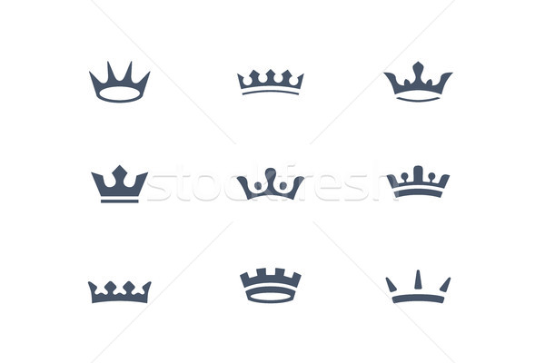 Ingesteld koninklijk iconen ontwerp communie Stockfoto © FoxysGraphic