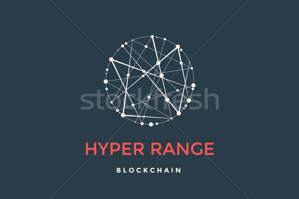 Template emblem for blockchain technology Stock photo © FoxysGraphic