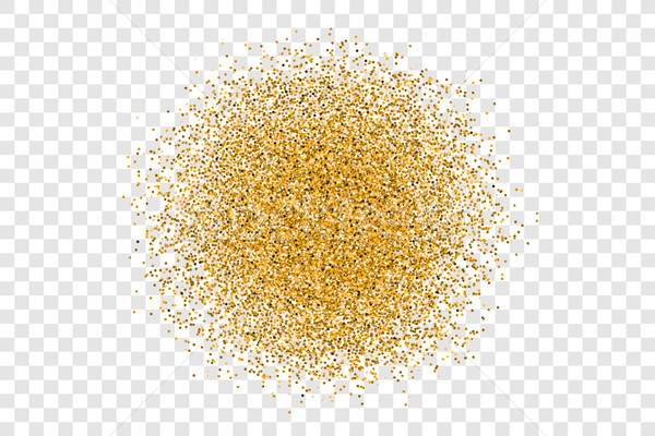 Golden circle sparkles on transparent background Stock photo © FoxysGraphic
