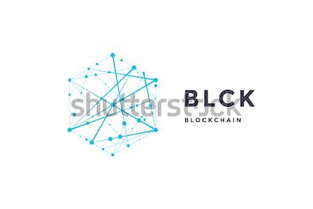 Template label for blockchain technology Stock photo © FoxysGraphic