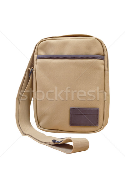 Schulter Messenger Tasche Gurt isoliert weiß Stock foto © FrameAngel