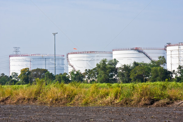 Oil storage tanks in Thailand Stock photo © FrameAngel