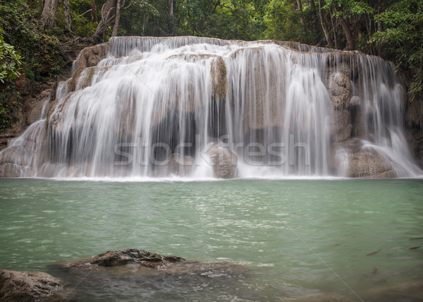 Erawan Waterfall, level 3 Kanchanaburi, Thailand  Stock photo © FrameAngel