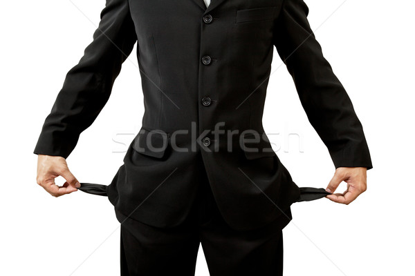 Businessman with empty pockets Stock photo © FrameAngel