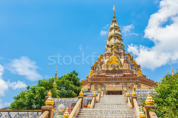 Stairway to Phasornkaew Temple ,Khao Kho Phetchabun Thailand Stock photo © FrameAngel