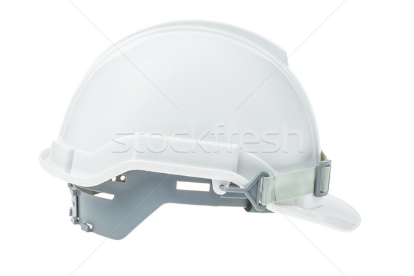 engineering concept, safety helmet on white background Stock photo © FrameAngel