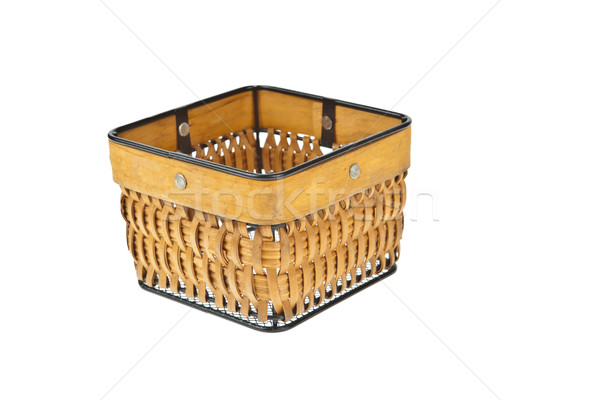 wicker basket isolated on white background  Stock photo © FrameAngel