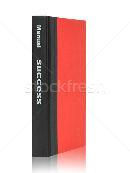 success business manual and red cover book with black strap Stock photo © FrameAngel