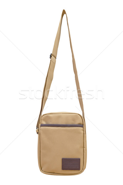 плечо посланник сумку ремень изолированный белый Сток-фото © FrameAngel