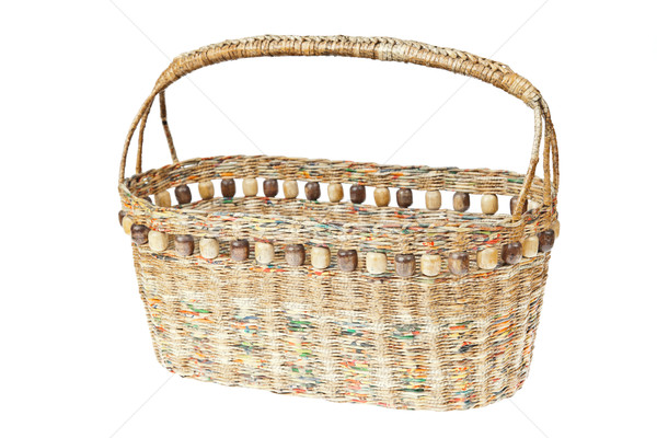 basket made from newspaper Stock photo © FrameAngel