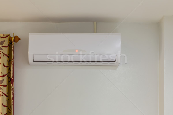 air conditioner install on wall for condo or meeting room, power Stock photo © FrameAngel