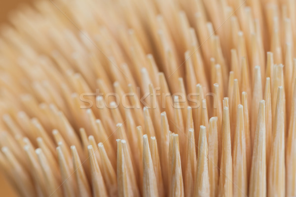 Bamboo wooden toothpicks abstract background Stock photo © FrameAngel