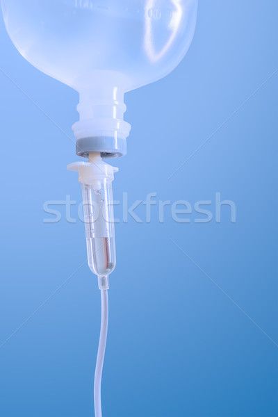 Infusion bottle with saline solution Stock photo © FrameAngel